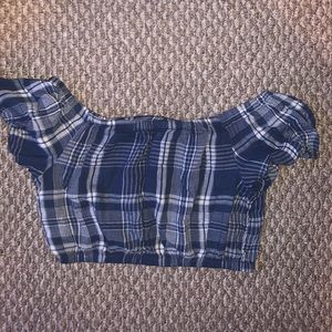 Off the shoulder crop top